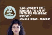 ammara brown love shouldnt hurt gender based violence campaign