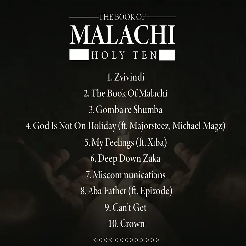 holy ten the book of malachi album